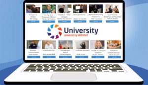 beUnited University after webinar info