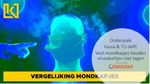 Onderzoek Kassa & TU delft Veel mondkapjes houden virusdeeltjes niet tegen