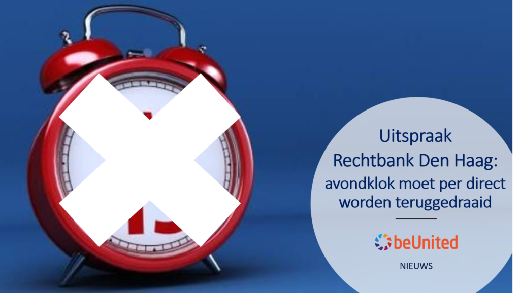 beUnited nieuws Uitspraak Rechtbank Den Haag avondklok moet per direct worden teruggedraaid