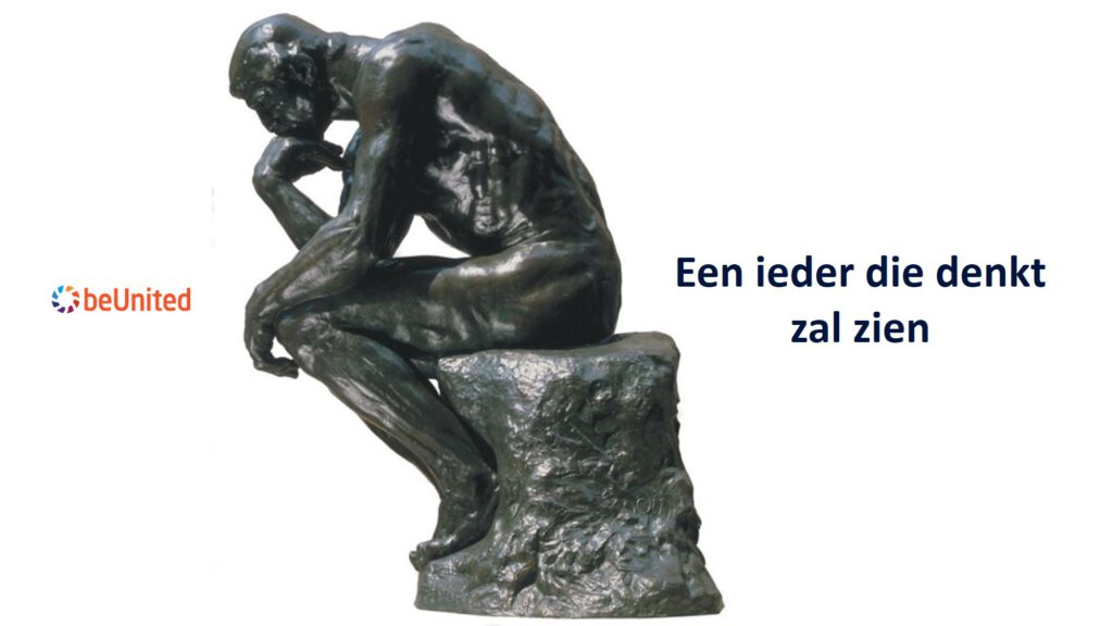 beUnited Nieuws Een ieder die denkt zal zien Pancras Pouw.