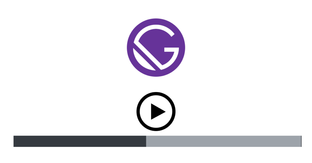 Performance van een Gatsby website uitgelegd aan de hand van het voorbeeld van het afspelen van een You Tube filmpje.e