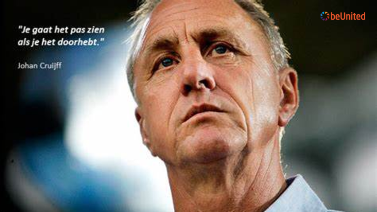 Cruijff Uitspraken Je Ziet Het Pas