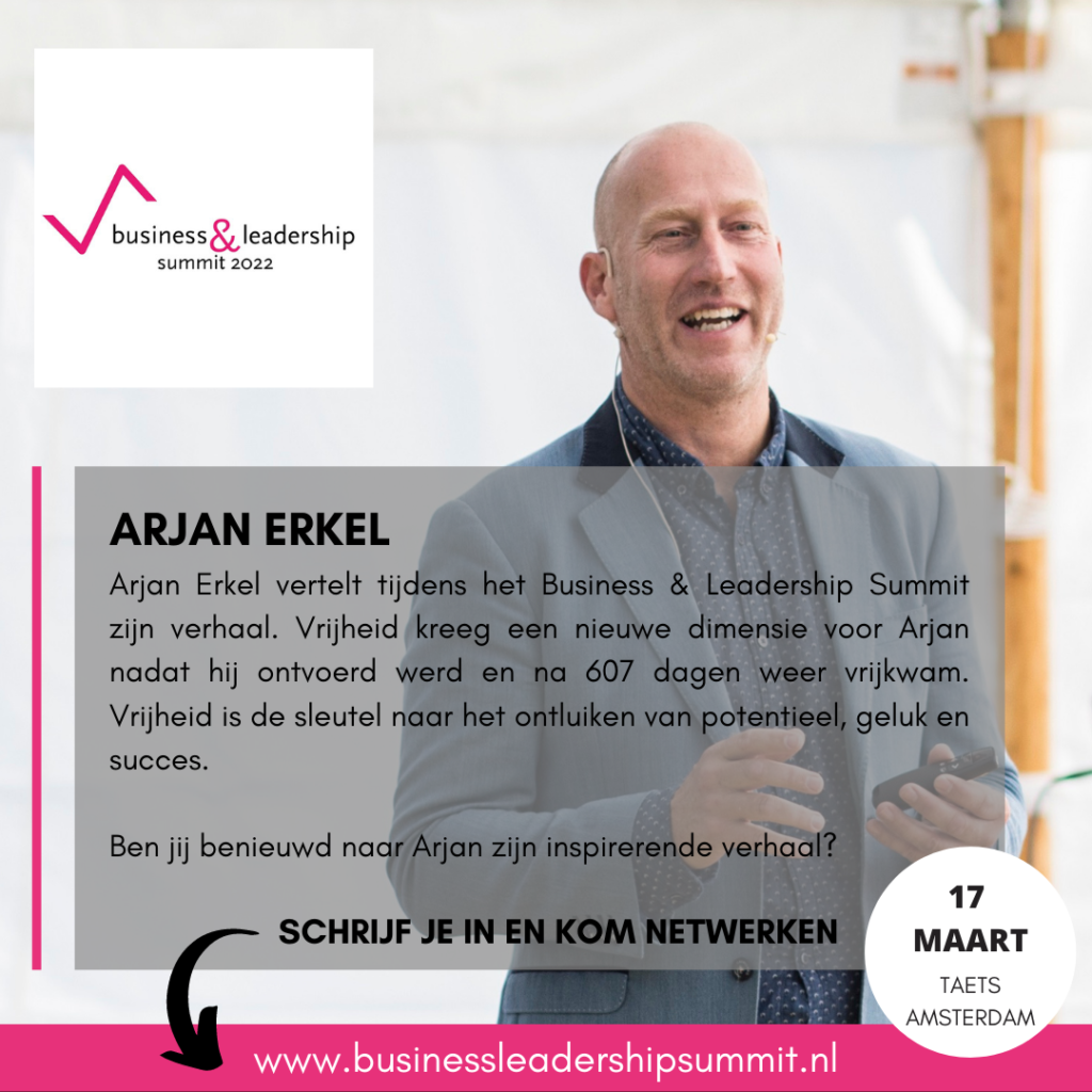 beUnited Business & Leadership Summit 2022 Arjan Erkel
