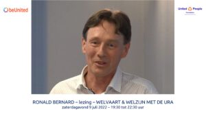 beUnited - RONALD BERNARD – lezing – WELVAART & WELZIJN MET DE URA