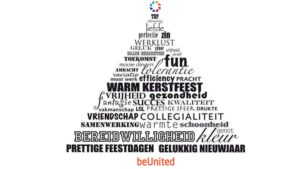 beUnited wenst alle zelfstandig ondernemers fijne feestdagen en een fijne jaarwisseling toe